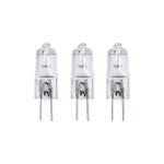 Lot de 3 ampoules halogènes culot g4, 375 lumens, 2900 kelvins, blanc chaud, dimmable - pack3hg420w - ... Lot de 3 ampoules halogènes culot g4, 375 lumens, 2900 kelvins, blanc chaud, dimmable - pack3hg420w - ...