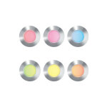 Lot de 6 spots 12v rvb + blanc ip67 inox 304