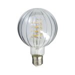 Xanlite - ampoule filament led déco verre ciselé g95, culot e27, 240 lumens, conso. 3w (equivalence 25w), ... Xanlite - ampoule filament led déco verre ciselé g95, culot e27, 240 lumens, conso. 3w (equivalence 25w), ...