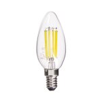 Xanlite - ampoule à filament led flamme, culot e14, 2, 2w (eq. 40w), 470 lumens, blanc chaud, classe ... Xanlite - ampoule à filament led flamme, culot e14, 2, 2w (eq. 40w), 470 lumens, blanc chaud, classe ...