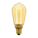 Xanlite - ampoule led d�co hologramme edison au verre ambr�, culot e27, 4w cons. , 200 lumens, lumi�re ...