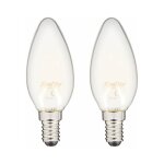 Xanlite - ampoule led filament culot e14 806lm blanc neutre - pack2rfv806focw