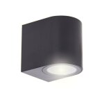 Xanlite - applique murale filaire noire ip44, culot gu10, 40w max - apfg40wn