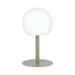 Lampe à poser pop - boule kaki rechargeable en métal led ip44, 400 lumens, cct et dimmable, hauteur ajustable ... Lampe à poser pop - boule kaki rechargeable en métal led ip44, 400 lumens, cct et dimmable, hauteur ajustable ...