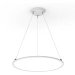 Xanlite - plafonnier led rond suspendu - cons. 48w - 4000 lumens - blanc neutre - extra plat - pa4000anw ...
