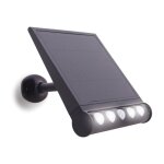 Rglette solaire led ip65, 1000 lumens, panneau solaire dport, dtecteur de mouvement, noir - res1000d ...