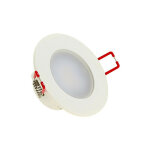 Xanlite - spot encastrable led intégré - ip65 pour salle de bain - cons. 4, 7w (eq. 50w) - 345 lumens ... Xanlite - spot encastrable led intégré - ip65 pour salle de bain - cons. 4, 7w (eq. 50w) - 345 lumens ...