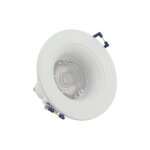 Xanlite - spot gu10 50w 4000k rond blanc ip44 - sp50rip44bcw