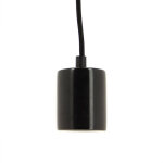 Xanlite - suspension à douille en marbre noir, culot e27 - sdm01eb Xanlite - suspension à douille en marbre noir, culot e27 - sdm01eb