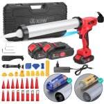 Xiiw - kit professionnel de 38 pièces de presse à cartouche sans fil, jusqu'à 7, 840 n, seringue en silicone ... Xiiw - kit professionnel de 38 pièces de presse à cartouche sans fil, jusqu'à 7, 840 n, seringue en silicone ...