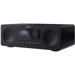Xl - b720d cha�ne st�r�o bluetooth, aux, cd, dab + , usb, avec t�l�commande 60 w noir - sharp
