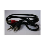 Xpe - cble de connexion audio 1m 2 rca + mle jack 3. 5
