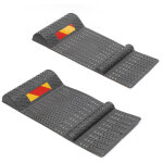 Wiltec lot 2x butoir de voiture ? 528 x 250 x 52 mm ? auto - adh�sif ? tapis de parking comme aide au ...