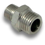 Adaptateur aérographe ? réducteur 12, 91 mm (1 / 4') sur 9, 51 mm (1 / 8') filetage mâle ? pour tuyau ... Adaptateur aérographe ? réducteur 12, 91 mm (1 / 4') sur 9, 51 mm (1 / 8') filetage mâle ? pour tuyau ...