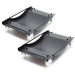 Wiltec - aide � la man?uvre automobile chariot de manutention 1 jeu chariot de d�placement transport ...