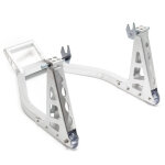 Wiltec - bloque roue de moto pour pneu arri�re ? 740 x 365 mm ? capacit� 317 kg ? en aluminium ? pour ...