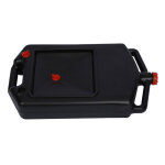 Wiltec ? bidon de vidange d'huile 15 litres ? bac collecteur en plastique ? �limination sans �claboussures ...