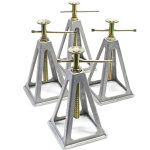 Lot de 4 chandelles de stabilisation ? en aluminium et acier ? charge 900 kg / pi�ce ? hauteur r�glable ...