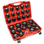 Xpotool - coffret coiffes pour filtre � huile 29 pcs. diff�rentes tailles acier arbone cl� - araign�e ...