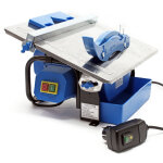 Wiltec - coupe - carreaux �lectrique 600 w refroidi � eau paroi carrelage 34mm disque � tron�onner au ...