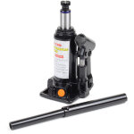 Wiltec - cric bouteille hydraulique 2t v�rin de levage avec fonction descente lente, 158 - 308 mm