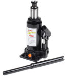 Cric bouteille hydraulique 6t v�rin de levage avec fonction descente lente, 197 - 382 mm