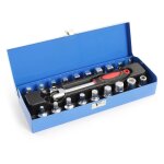 Xpotool - set cls de vidange 18 pices cliquet 3 / 8' vis adaptateur embout entretien huile automobile ...