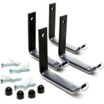 Support mural pour 4 pneus accessoires pour roues rayonnage pneus �tag�re pour pneus - wiltec