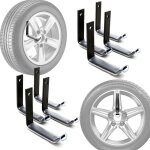 Support de pneus mural pour 8 pneus accessoires pour pneus �tag�re pour pneus - wiltec
