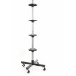 Xpotool - support de rangement mobile pour pneus range - jantes jusqu'� 225 mm arbre � pneus garage cave ...