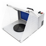 Wiltec - cabine d'aspiration pour a�rographie airbrush 12 v ? 52 db ? 4 m� / mn ? avec �clairage r�glable ...