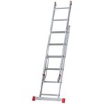 Monmobilierdesign - xtra echelle transformable en aluminium 2 plans 6 marches Monmobilierdesign - xtra echelle transformable en aluminium 2 plans 6 marches