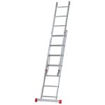 Monmobilierdesign - xtra echelle transformable en aluminium 2 plans 7 marches