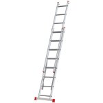 Monmobilierdesign - xtra echelle transformable en aluminium 2 plans 8 marches