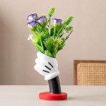 Vase souris mignon porte - brosse de maquillage, porte - stylo souris de dessin anim, bureau, cadeau ...