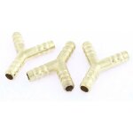 Y forme 3 voie flex tuyau raccord cannel dia 10mm connecteur 3 pcs 499l902