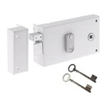 Yale - yah37g - serrure en applique horizontale � fouillot, 2 cl�s, version gauche - pour grille et portail ...