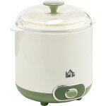 Yaourtire 20 w - machine  yaourt lectrique - 2 rcipients 1, 5 l, panier filtre inclus - pp blanc ...