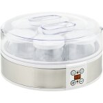 Yaourtire 7 pots inclus 180 ml 20 w - machine  yaourt lectrique - timer, thermostat, affichage numrique ...