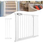 Yardin - barrière d'escalier, barrière de porte pour enfants sans perçage, barrière de protection à double ... Yardin - barrière d'escalier, barrière de porte pour enfants sans perçage, barrière de protection à double ...