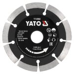 Yato - disque diamant 125mm 10mm tronconner beton pierre materiaux a jante segmentee