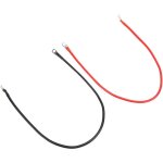 Jeffergarden 10awg rouge noir batterie onduleur cbles pvc + cuivre pour voitures camions navires nergie ...