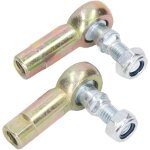 Jeffergarden 2 pi�ces 8mm embout de biellette en alliage d'acier joint � rotule universel pour 110cc ...