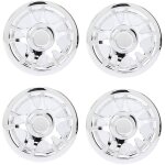 Jeffergarden 4 pices enjoliveurs de chariot de golf de 8 pouces enjoliveurs de roue chroms protecteur ...