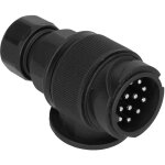Jeffergarden adaptateur de prise de remorque eu 12v lectrique tanche 13 broches interface de camion ...