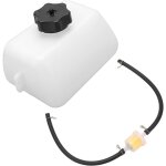 Jeffergarden rservoir de carburant  gaz 1l avec pour tuyau filtre  carburant blanc pour 43cc 47cc ...