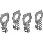 Jeffergarden serrure  came de chauffe - eau en acier inoxydable, 4 pices, attache de couvercle de porte, ...