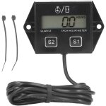 Jeffergarden tachym�tre de moto minuterie cran lcd compteur horaire de moteur � essence 2 / 4 temps universel ...