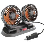 Jeffergarden ventilateur de refroidissement de voiture double tte connecteur allume - cigare rglable ...