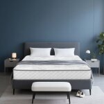 Yidatong - matelas 140x190 cm, �paisseur 23 cm. mousse a m�moire + ressorts ensach�s, hybride, ergonomique ...